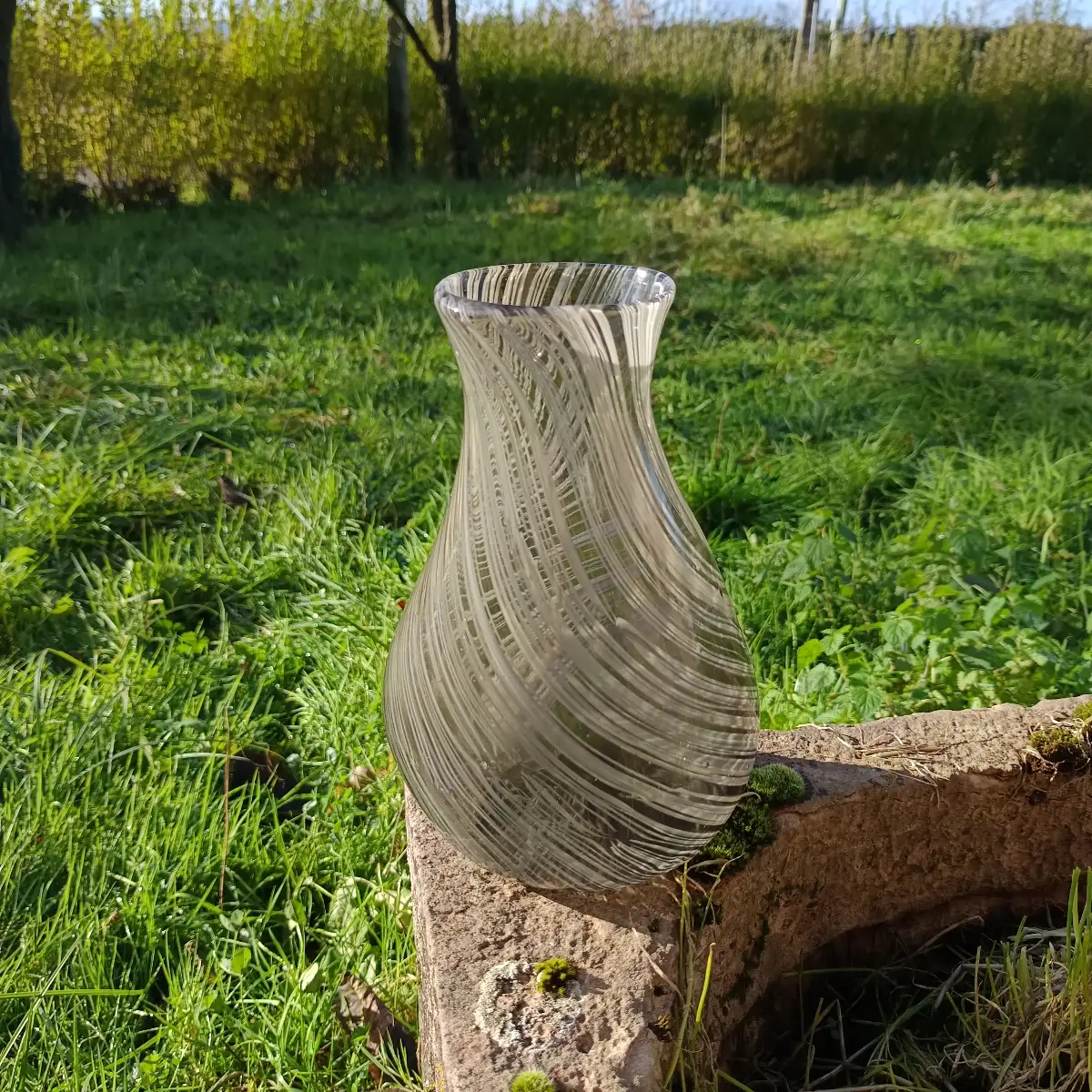 Vase fumé