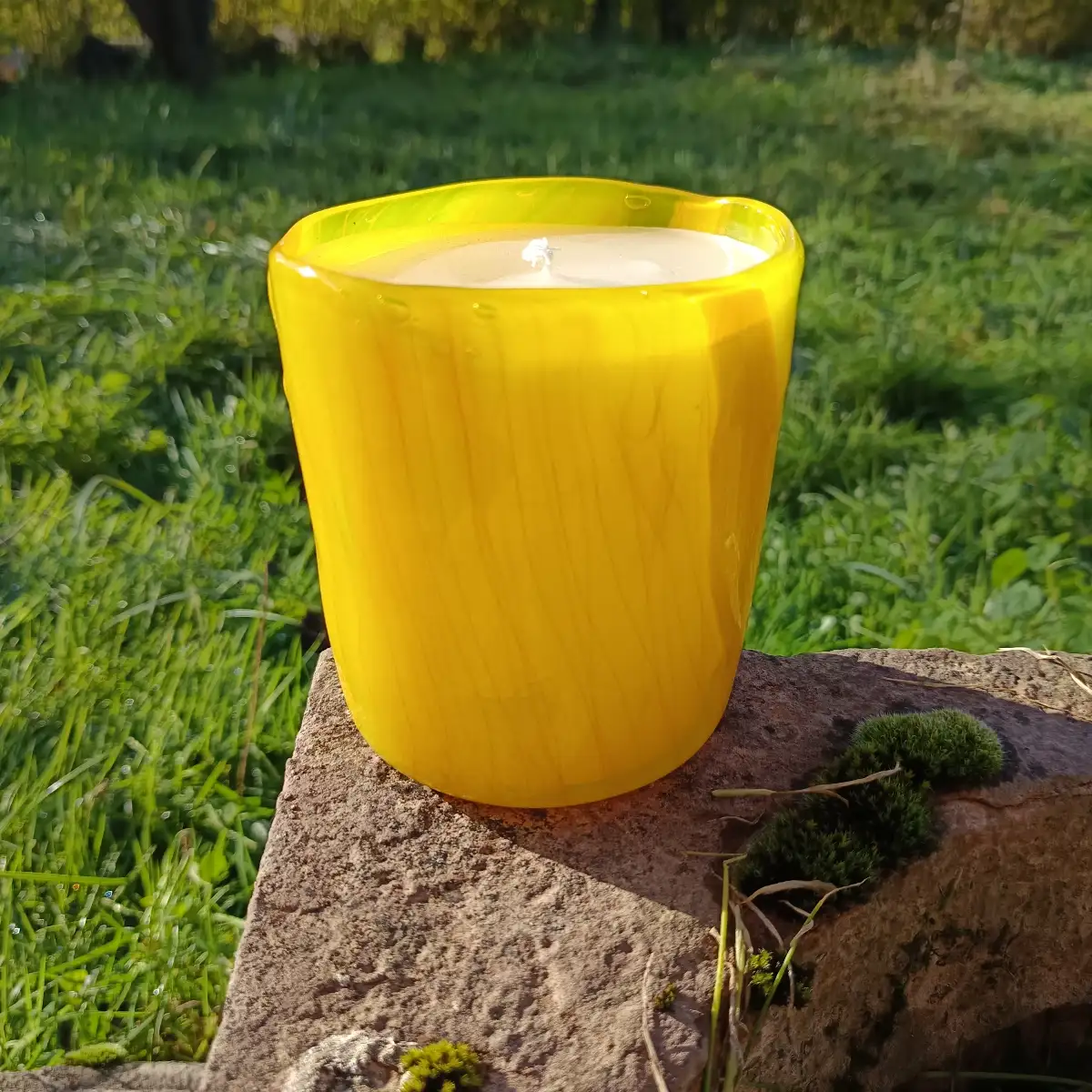 Bougie jaune