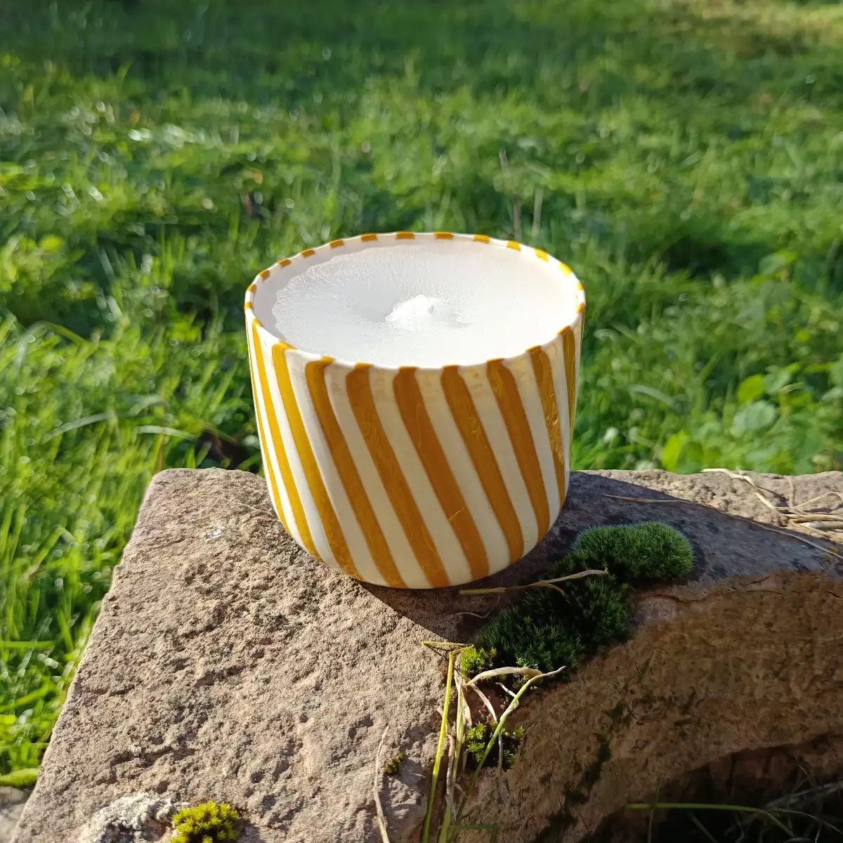 Bougie en verre