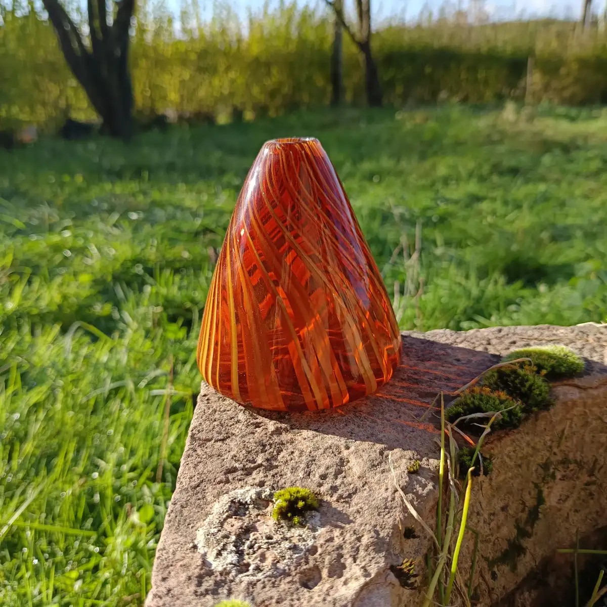Vase ambré